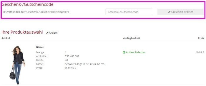 witt weiden gutschein anwenden