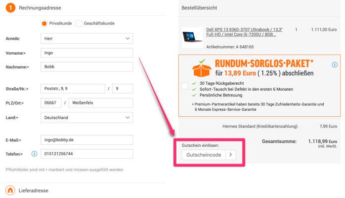 notebooksbilliger gutschein anwenden