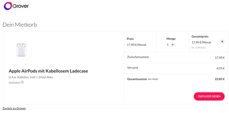 grover gutschein einloesen