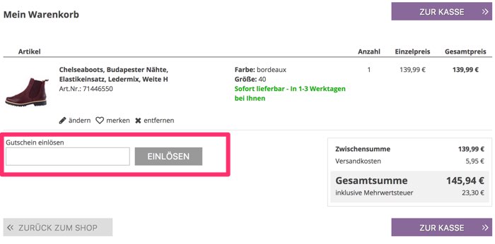 Ulla Popken gutschein anwenden