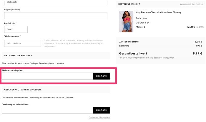 boohoo gutschein anwenden